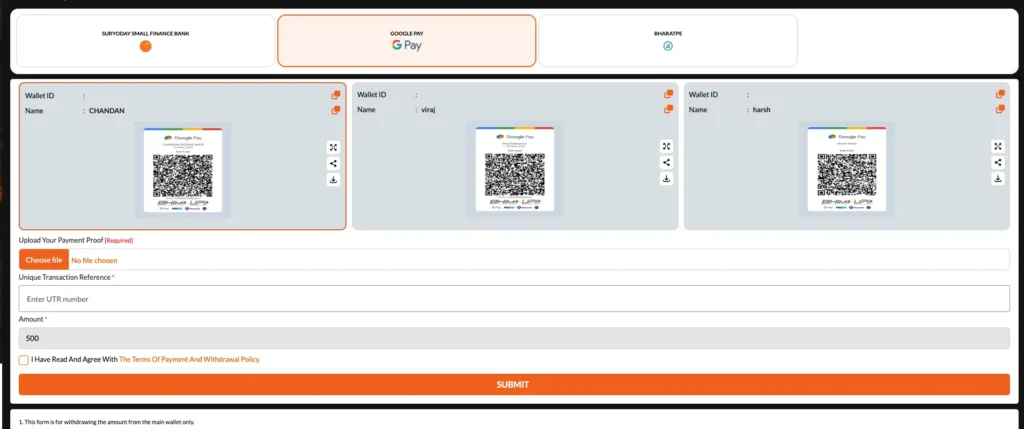 Payment Method 2: Google Pay (UPI)