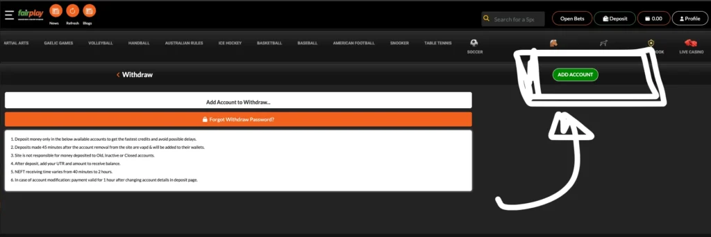 Step 3: Add Your Bank Account (First-Time Setup)